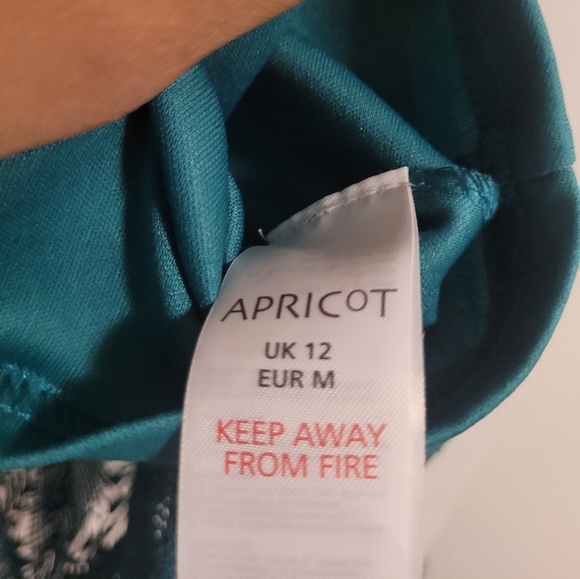 Apricot Turquois lace dress - Picture 4 of 4